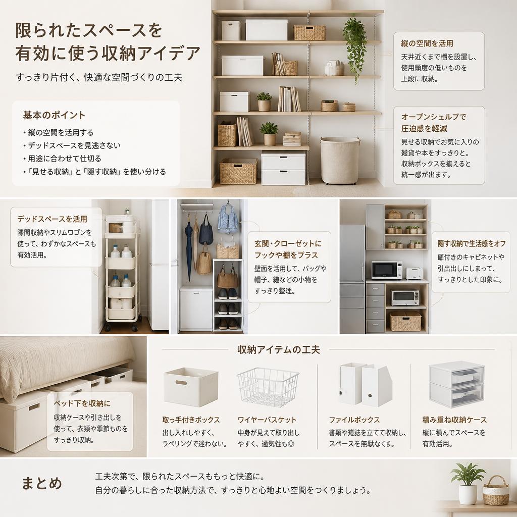現代的な収納アイデア