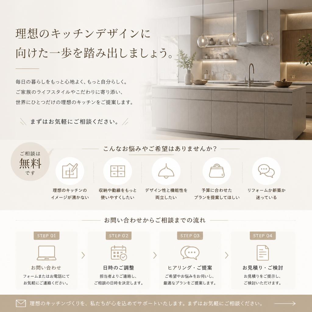 今すぐおしゃれなキッチンを実現しよう！
