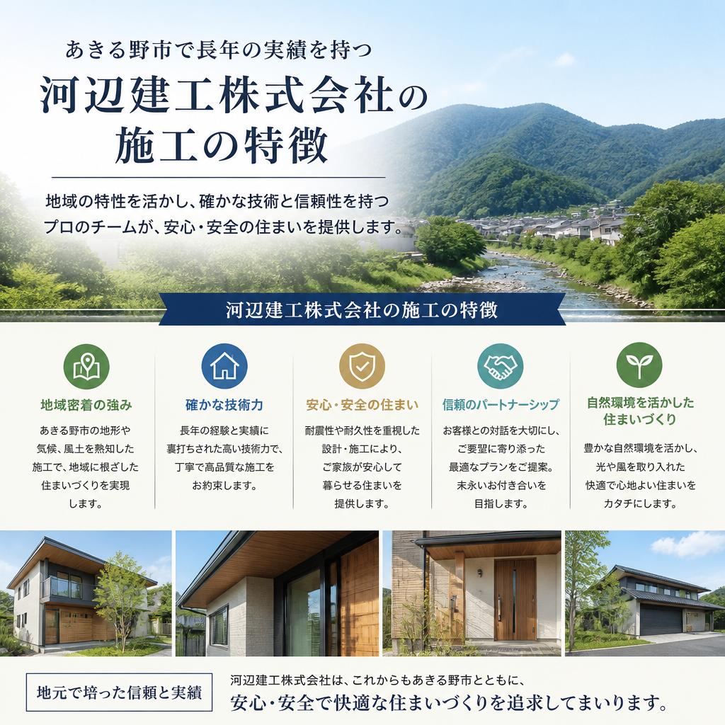 地域に根ざしたプロの施工