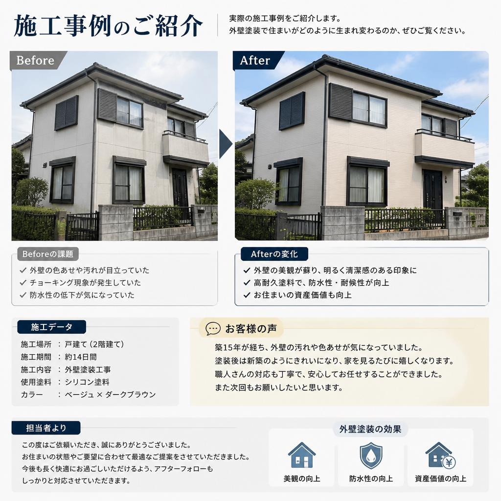 施工事例集：実績で見る魅力