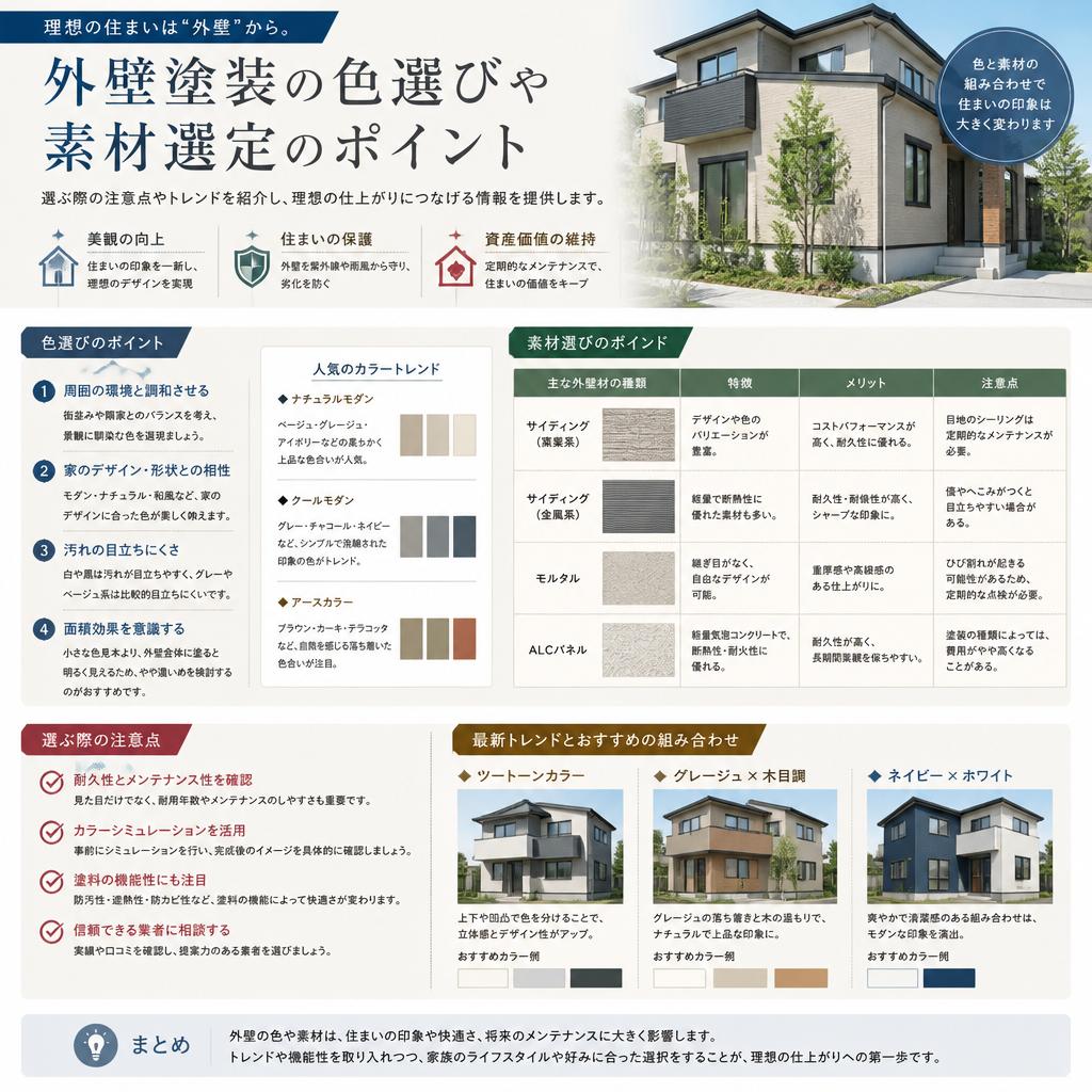 新常識!外壁塗装の選び方