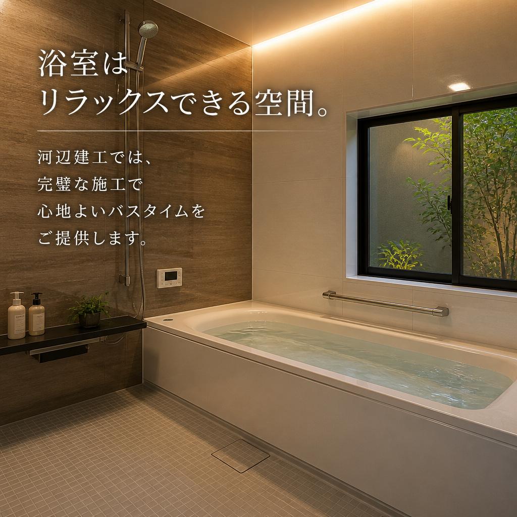 浴室施工の専門技術
