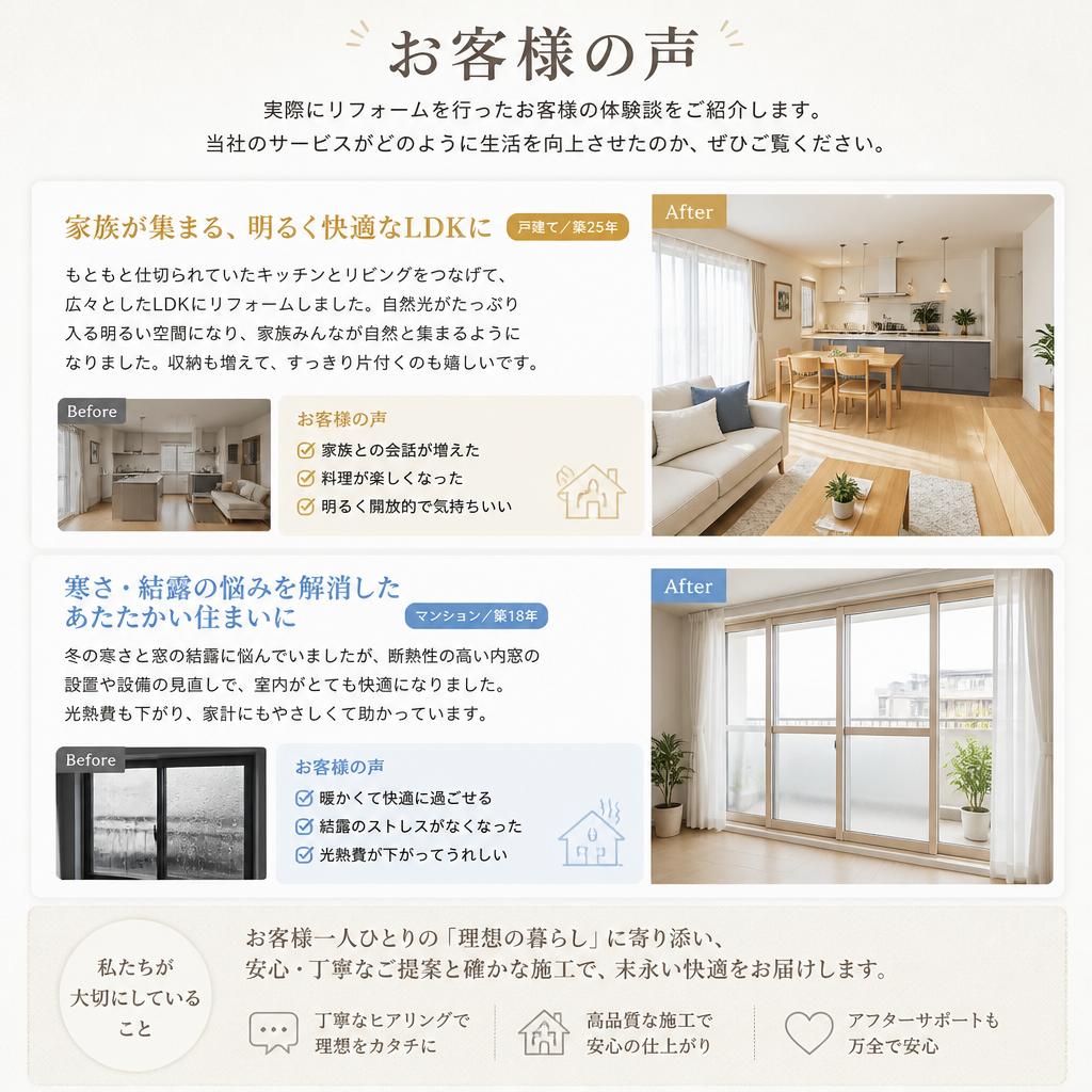 お客様の声
