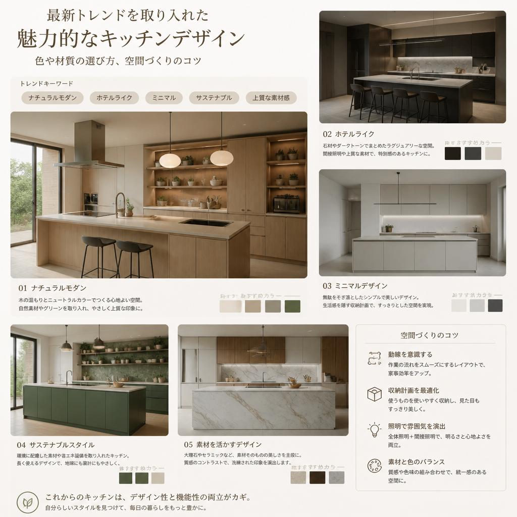 4. 魅力的なキッチンデザイン